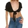 Vintage Havana Tie Front Bandeau Top Women -Dresses shop 1411525399 RLLD 1