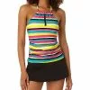 Anne Cole Tab Front High Neck Tankini Women 1 Anne Cole Tab Front High Neck Tankini Women -Dresses shop 1411530391 RLLD 1