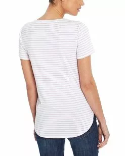 Three Dots Novelty Stripe T-Shirt Women -Dresses shop 1411532855 RLLD 2