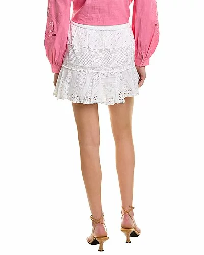 LoveShackFancy Diamond Mini Skirt Women 4 LoveShackFancy Diamond Mini Skirt Women - Image 2