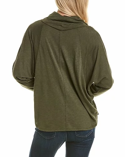 Lilla P Oversized Cowl Neck Top Women 4 Lilla P Oversized Cowl Neck Top Women - Image 2