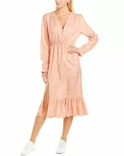 To My Lovers V-Neck Midi Dress Women