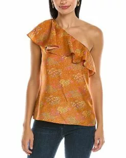 Rebecca Taylor Isabelle Silk Top Women