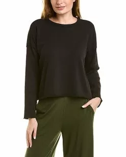 EILEEN FISHER Crew Neck Box Top Women