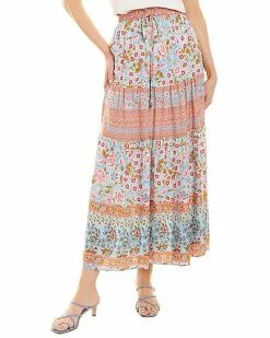 Avantlook A-Line Midi Skirt Women