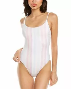 Splendid Heather Ombre Square Neck One-Piece Women