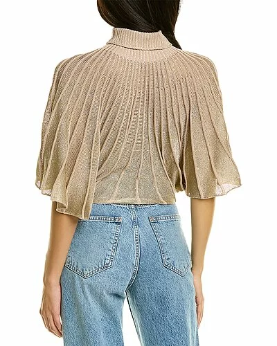 STELLA MCCARTNEY Lurex Shine Stripes Dress Topper Women 4 STELLA MCCARTNEY Lurex Shine Stripes Dress Topper Women - Image 2