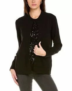 Michael Kors Cashmere Embellished Cardigan Women