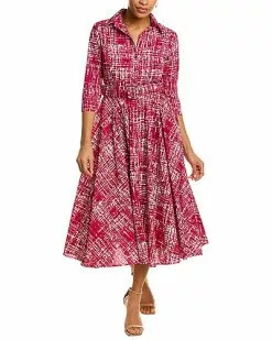 Samantha Sung Aster Shirtdress Women