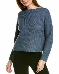 Lafayette 148 New York Ribbed Alpaca & Silk-Blend Pullover Women