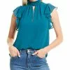 1.STATE Flutter Sleeve Smocked Top Women -Dresses shop 1411806030 RLLD 1
