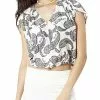 Hale Bob V-Neck Silk-Blend Top Women -Dresses shop 1411826364 RLLD 1
