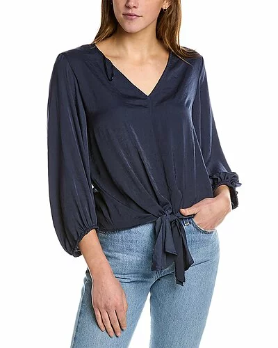 Vince Camuto Tie-Front Blouse Women 3 Vince Camuto Tie-Front Blouse Women