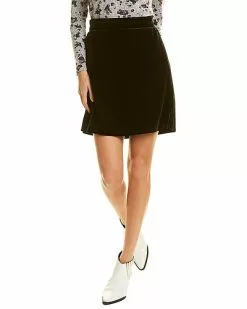 NIC+ZOE Petite Darling Velvet Skirt Women