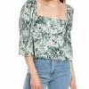 Vince Painted Floral Top Women