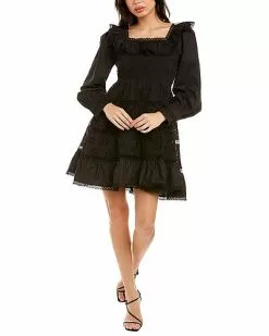 Beulah Eyelet Mini Dress Women