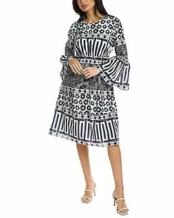 Trina Turk Fondulac Midi Dress Women