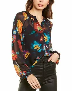 Lilla P Floral Blouse Women