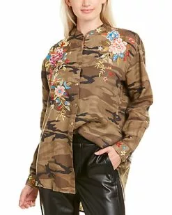 Johnny Was Amara Linen Shirt Women