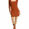 Vince Square Neck Mini Dress Women -Dresses shop 1411940382 RLLD 1