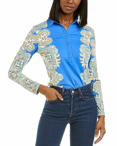 J.McLaughlin Lauderdale Catalina Cloth Polo Shirt Women 3 J.McLaughlin Lauderdale Catalina Cloth Polo Shirt Women