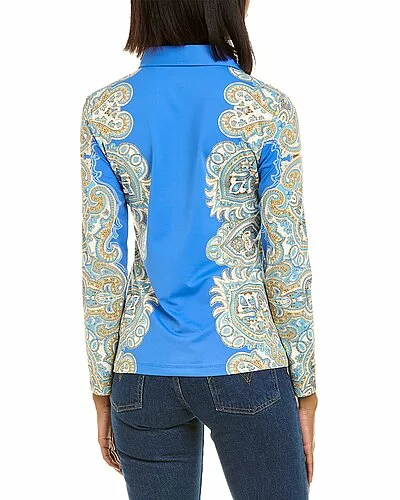 J.McLaughlin Lauderdale Catalina Cloth Polo Shirt Women 4 J.McLaughlin Lauderdale Catalina Cloth Polo Shirt Women - Image 2