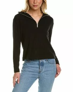 Chaser Zip-Up Mock Neck Pullover Women