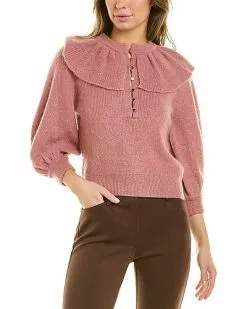 Ba&sh Hoa Wool & Mohair-Blend Sweater Women