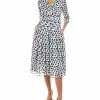 Samantha Sung Audrey 2 3/4-Sleeve Shirtdress Women