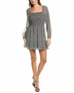 1.STATE Smocked Mini Dress Women