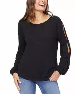 NYDJ Split Sleeve T-Shirt Women