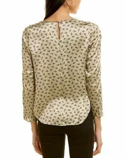 Rebecca Taylor Sage Fleur Silk Top Women 6 Rebecca Taylor Sage Fleur Silk Top Women -Dresses shop 1411997845 RLLD 2