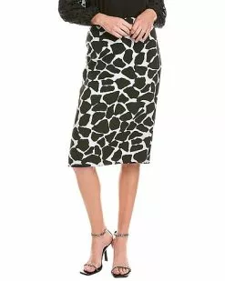 Carolina Herrera Wool-Blend Pencil Skirt Women